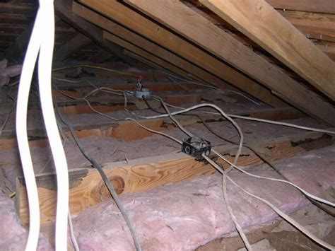 can junction box in the attic be above joist|junction box wiring guidelines.